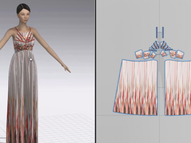 3d连衣裙打板视频教程-3dclo软件教程