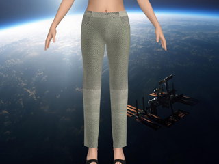 女式低腰裤-clo3d服装设计